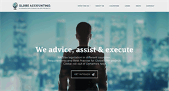 Desktop Screenshot of globeaccounting.com